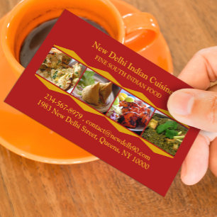 Indian Cuisine Business Card