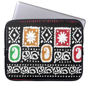 Indian Culture: Traditional Art Design Laptop Sleeve