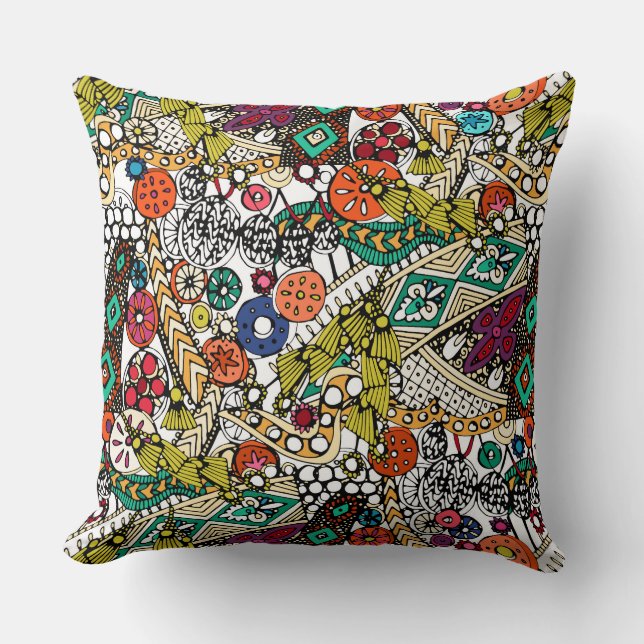 Indian dance cushion (Front)