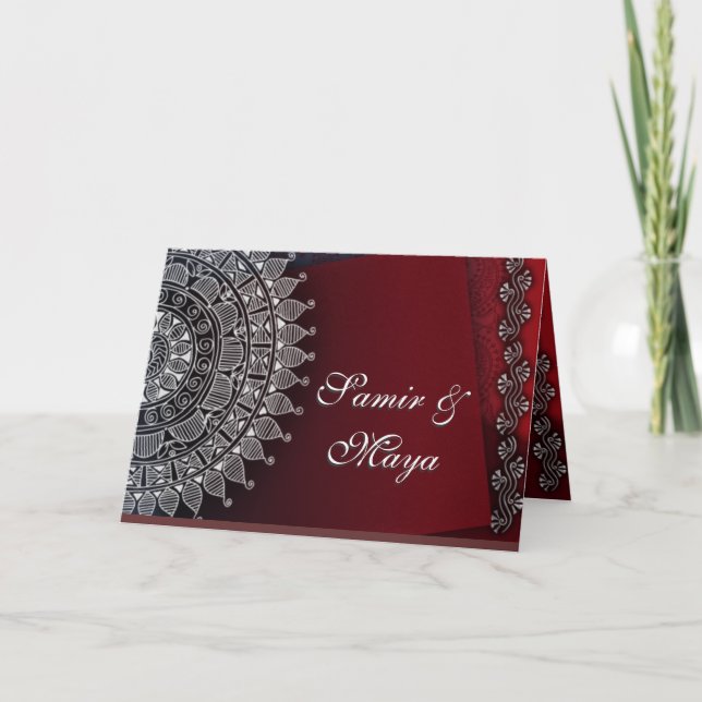 Indian Design Card (Front)