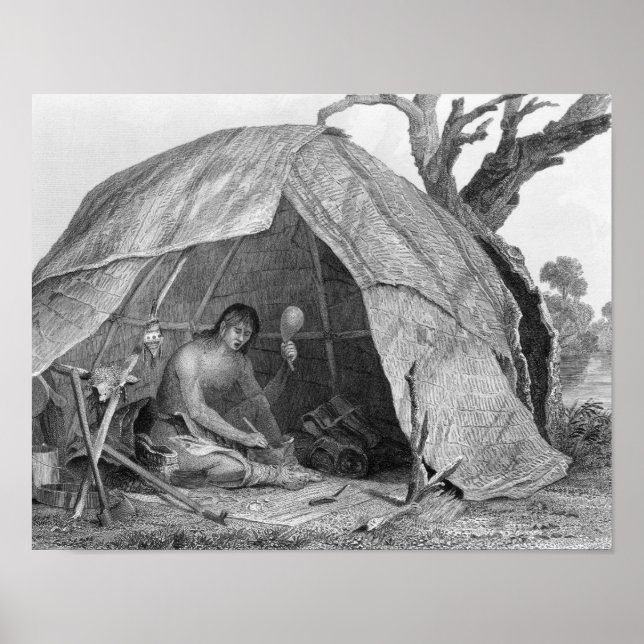 Indian Doctor Concocting a Pot of Medicine Poster (Front)