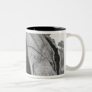 Indian Doctor Concocting a Pot of Medicine Two-Tone Coffee Mug