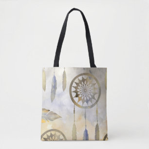Indian Dream Catcher Sky Tones Tote Bag