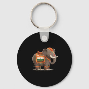 Indian Elephant Costume For Elephants And Animals Key Ring