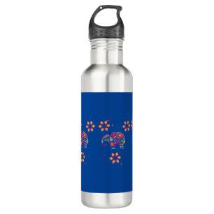 indian elephant Diwali mandala 710 Ml Water Bottle