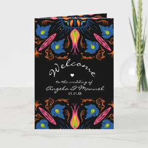 Indian Elephant Floral Black Wedding Heart Hand Fa Program