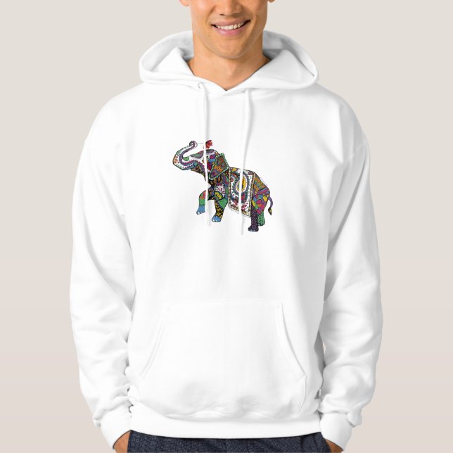 Indian Elephant Hoodie (Front)