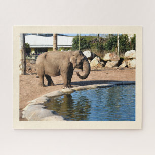 Indian elephant jigsaw puzzle
