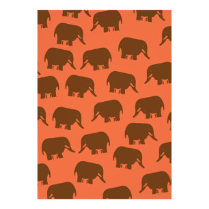 Indian Elephant Pattern Photo Print
