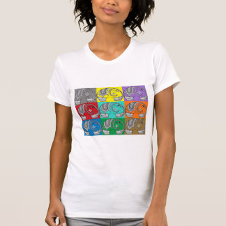 Indian Elephants ladies t-shirt