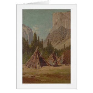Indian Encampment in Yosemite Valley (1189)