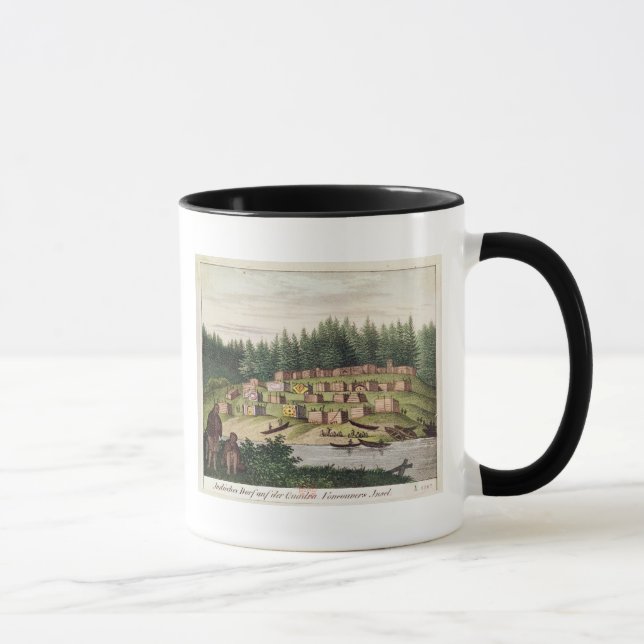 Indian Encampment on Quadra Island Mug (Right)