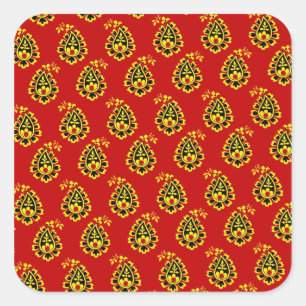 indian fabric Sticker