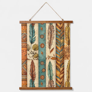 Indian Feather Totem Hanging Tapestry