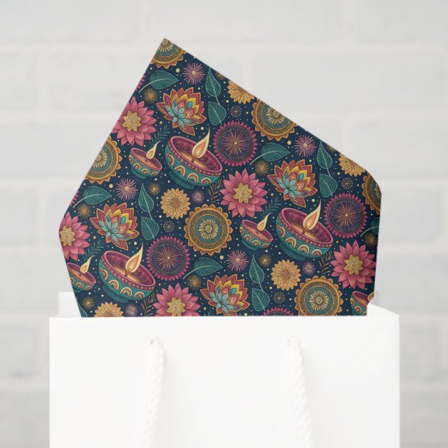 Indian Festive Wrap Tissue Paper (Gift Bag)