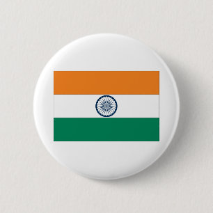Indian Flag 6 Cm Round Badge