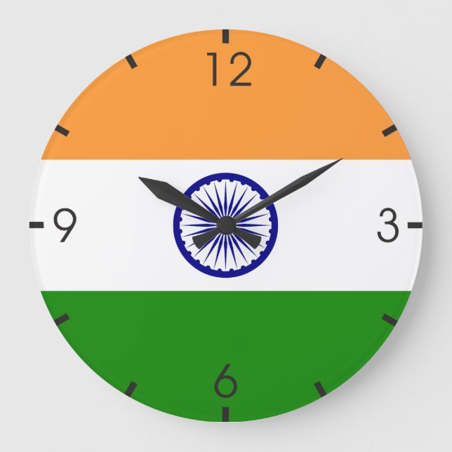Indian Flag Clock (Front)