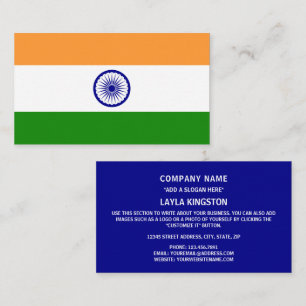 Indian Flag, Flag of India Business Card