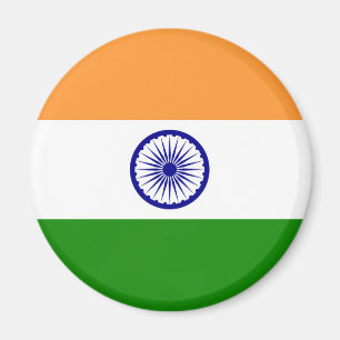 Indian Flag - High Quality Image Magnet