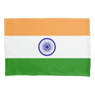Indian Flag (India) (South Asian Country) (Bharat) Pillowcase