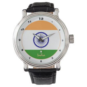 Indian Flag & India trendy fashion /design watch