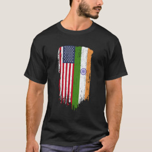 Indian Flag Indian American T-Shirt