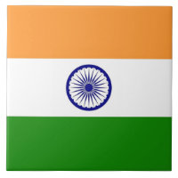 Indian Flag Tile
