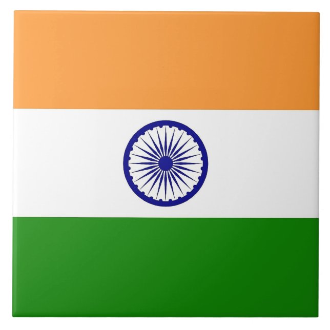 Indian Flag Tile (Front)