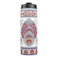 Indian floral paisley medallion pattern. Ethnic Ma
