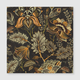 Indian floral paisley, seamless ethnic pattern.