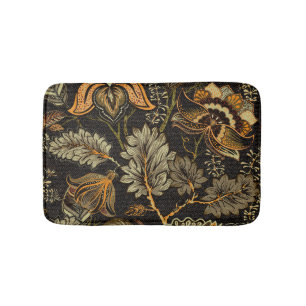 Indian floral paisley, seamless ethnic pattern. bath mat