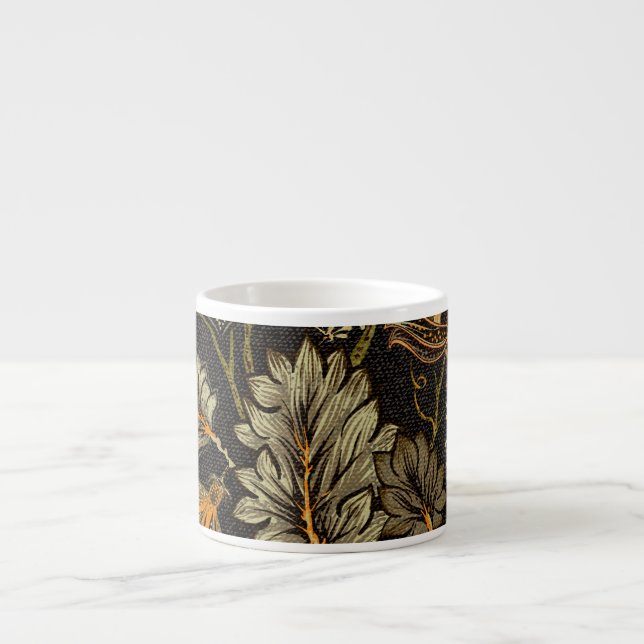 Indian floral paisley, seamless ethnic pattern. espresso cup (Front)