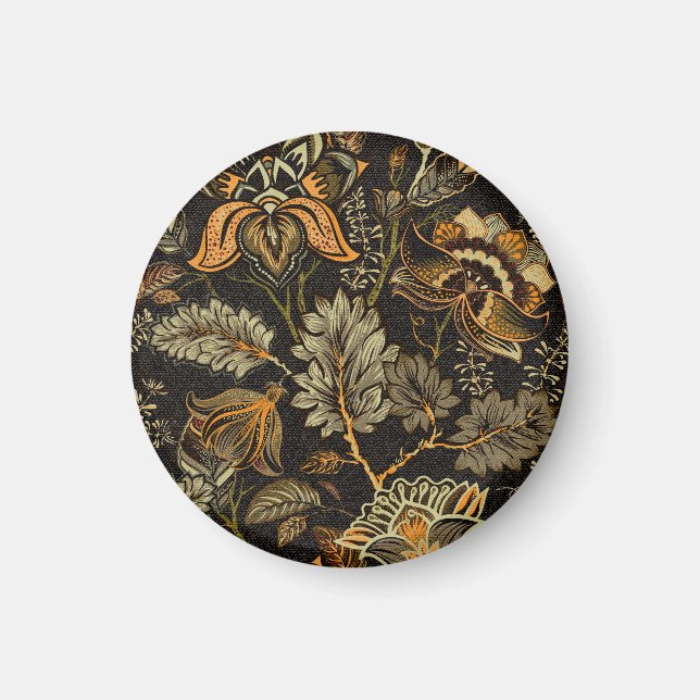 Indian floral paisley, seamless ethnic pattern. magnet (Front)