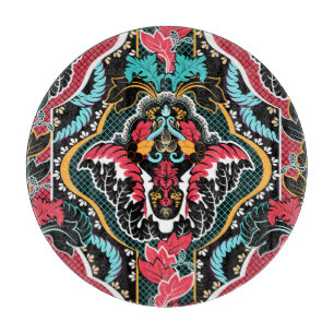 Indian Floral: Vintage Seamless Wallpaper. Cutting Board