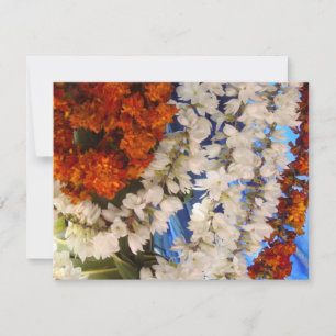 Indian Flower garlands Invitation
