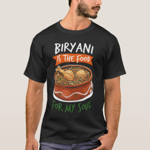 Indian Food Foodie Biryani Lover Pakistani retro T-Shirt