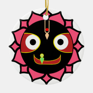 Indian fun Krishna motif Ceramic Tree Decoration