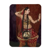 Indian Fusion Belly Dancer Magnet