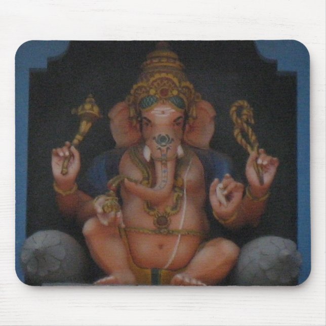 Indian Ganesh Mouse Pad (Front)