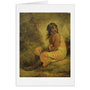 Indian Girl, 1793 (oil on canvas mounted on panel)