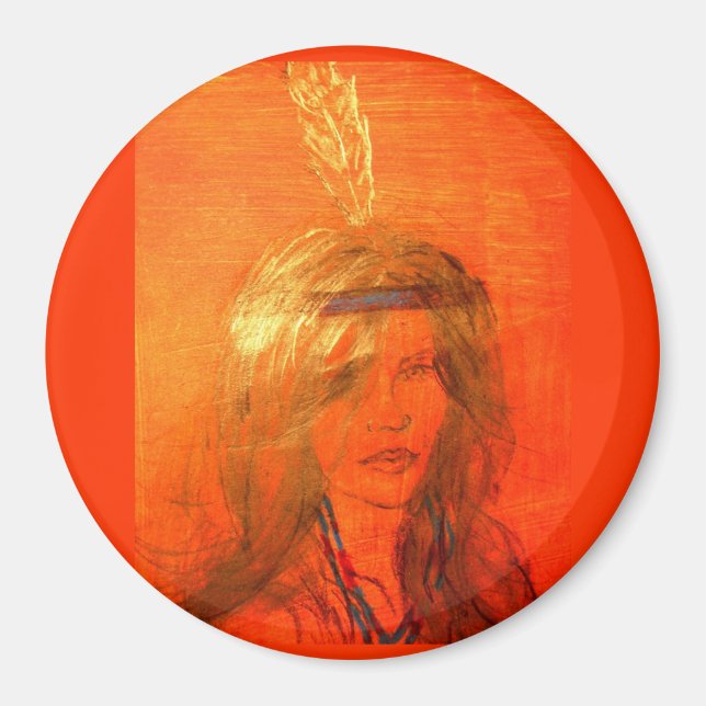 indian girl magnet (Front)