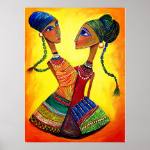 Indian Girls Dancing: Indian Art