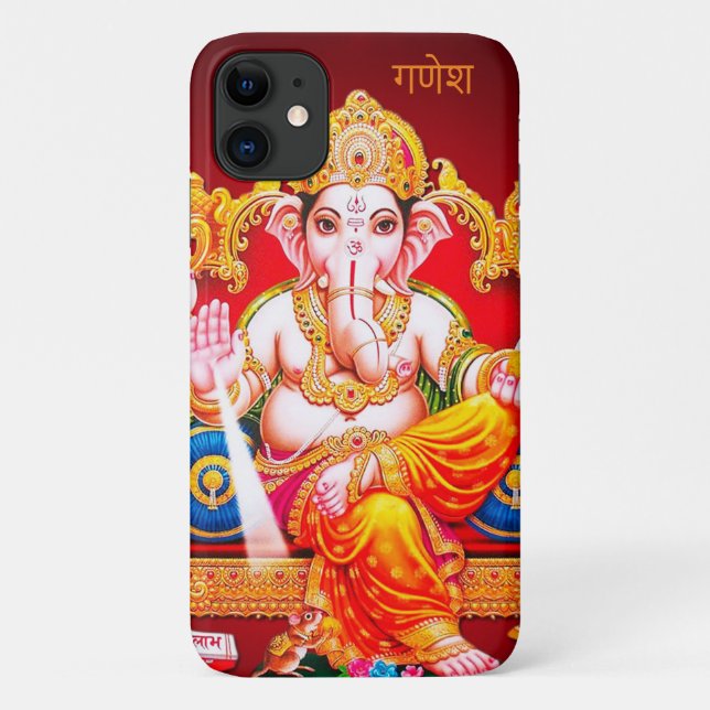 Indian God Ganesha Cell Phone/iPad Case (Back)