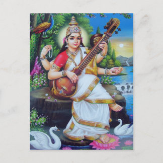 indian god postcard