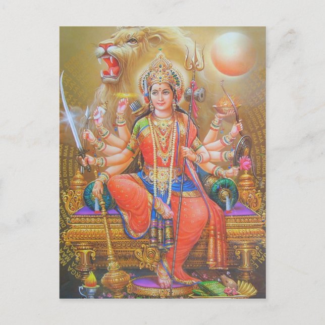 indian god postcard (Front)