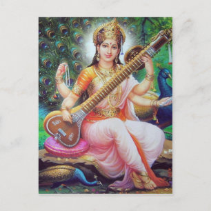 indian god postcard