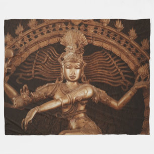 INDIAN GODDESS FLEECE BLANKET