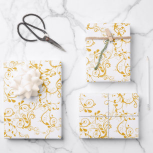 Indian Gold Leaf Wrapping Paper Sheet