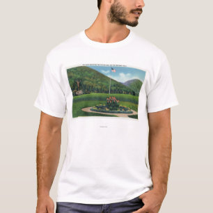 Indian Greeting the Rising Sun Statue T-Shirt