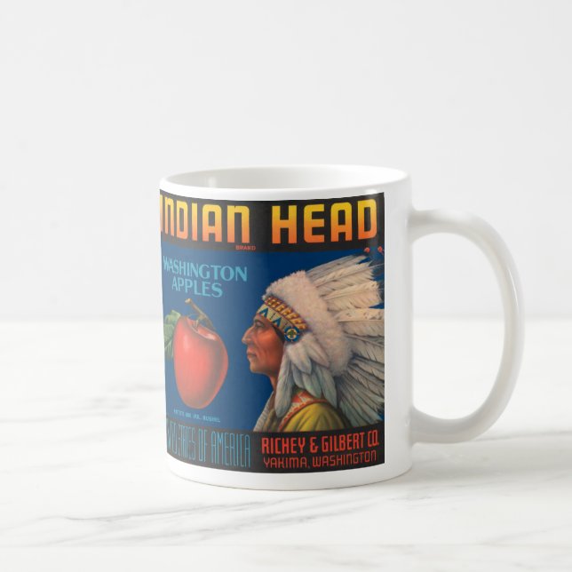 Indian Head Coffee Mug (Right)